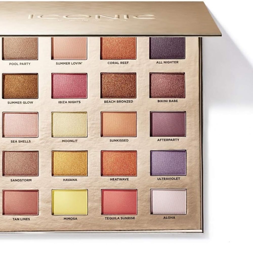 ICONIC London Sunset to Sunrise Eyeshadow Palette - 20 Highly Pigmented Shades